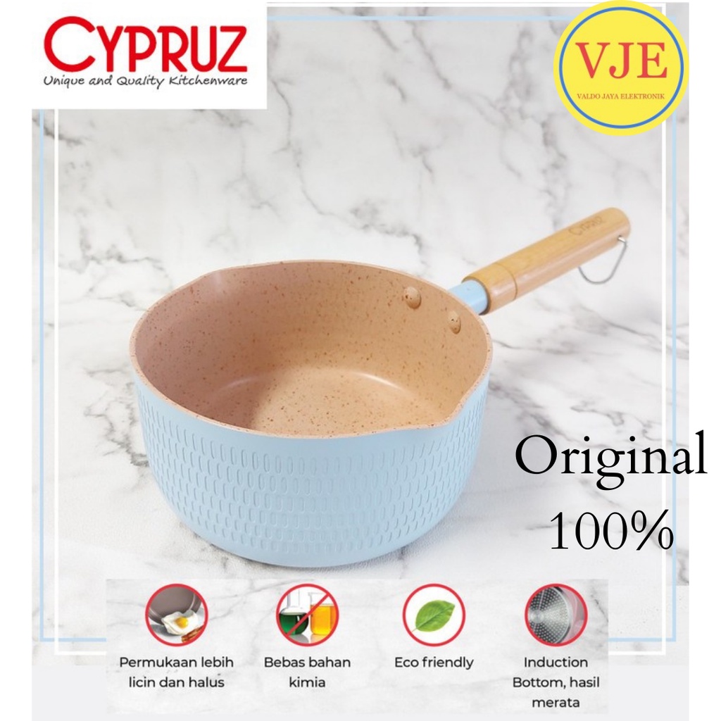 CYPRUZ Sauce Pan SN-0270 Sauce Pan CYPRUZ SN0270 16cm Color Series Biru