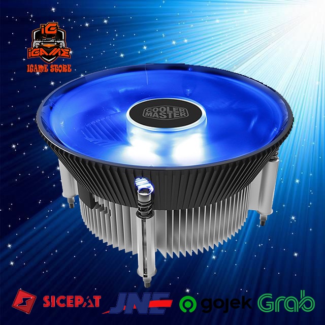 Cooler Master I70C 120mm Aluminum LGA115X CPU Cooler - Blue LED NAMPOL GAN