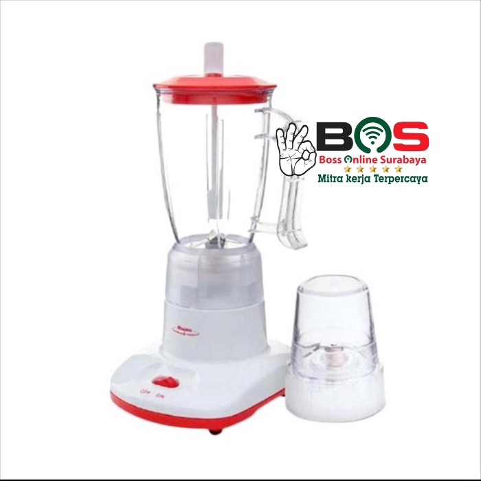 Maspion Blender Plastik MT-1206 MT 1206 Blender 2 in 1 Maspion Kapasitas 1 L