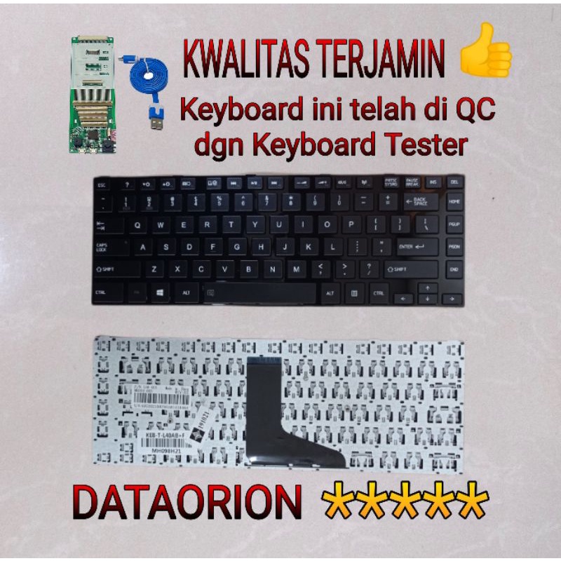 Keyboard laptop toshiba L40-A L40D-A L45-A L40T-A L45D Black frame