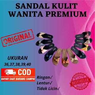  Bisa bayar ditempat COD SANDAL  KULIT WANITA  MODEL PITA  