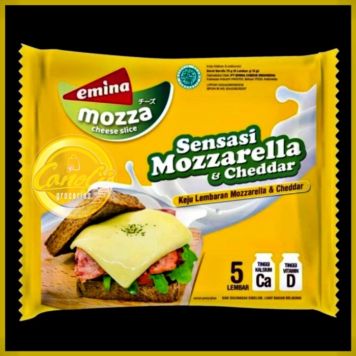 

Keju- Emina Slice Mozza / Red Cheddar / Keju Mozarella Slice -Keju.