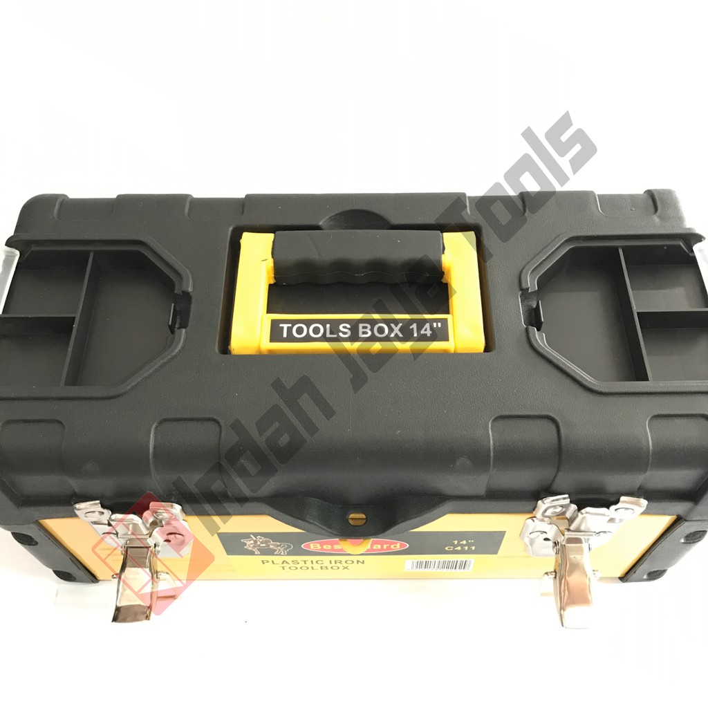 BESTGUARD C411 Tool Box 14 Inch - Toolbox Besi dan Plastik Toolbag Bag