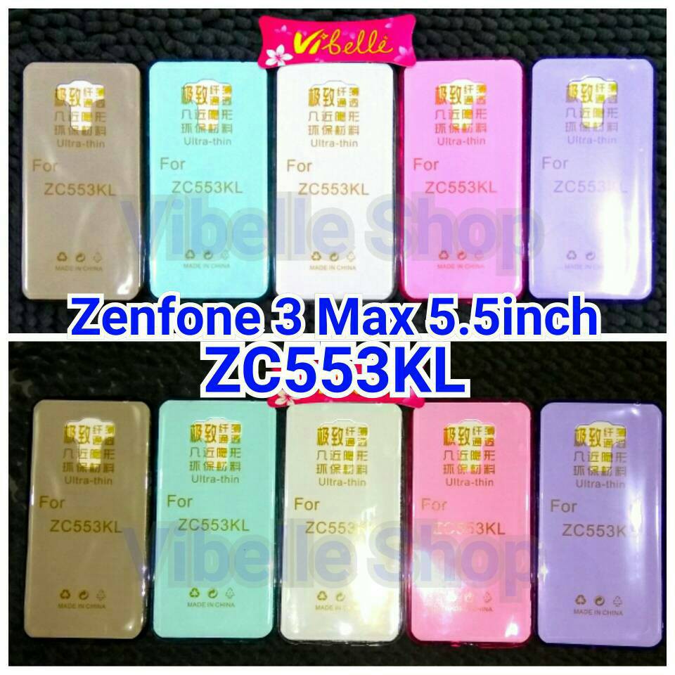 Softcase Ultrathin ASUS Zenfone 3 Max 5 5 ZC553KL soft jely case Max