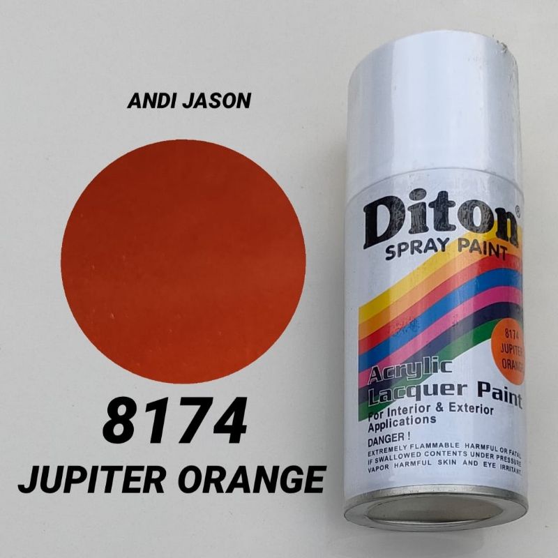 DITON CAT SEMPROT 300CC NO 8174 JUPITRR ORANGE