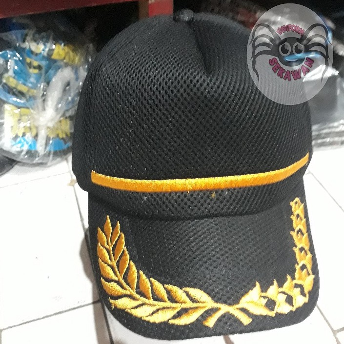 Topi Jaring Padi Kapas PNS