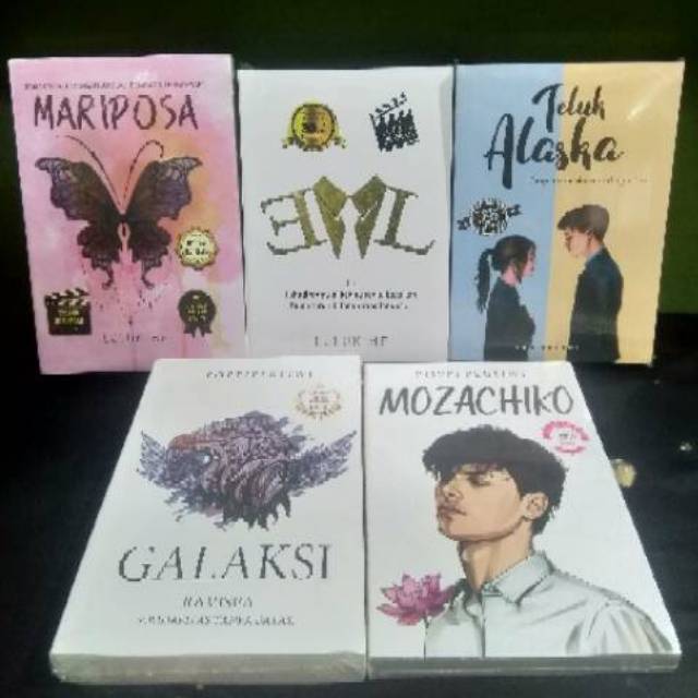 Novel wattpad paket 5 buku  mariposa EL galaksi  mozachiko 