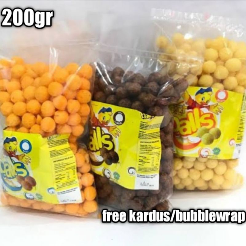 

[PROMO]CHIKI BALLS COKLAT/KEJU/AYAM200gr / CEMILAN/Snack