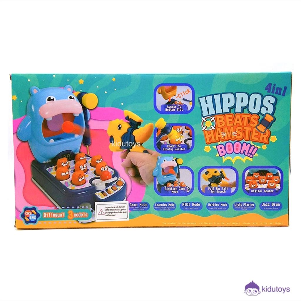 Mainan Anak Mole Pukul Tupai Whack A Mole / Whac A Mole Hippo Beats Hamster Kidu Toys