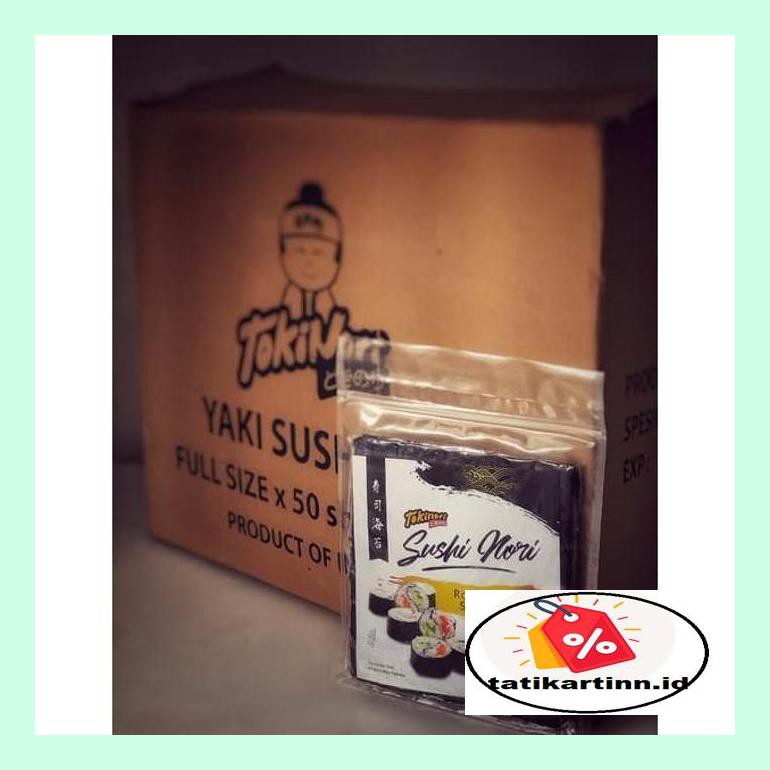 

T4Tksot Tokinori Sushi Nori- Roasted Seaweed- Rumput Laut 50Lembar Sotytat