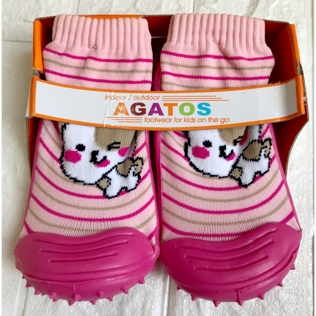 BAYIe - Skidder Sepatu Bayi / Anak Sepatu Karet / Sepatu Anti Slip / Skider motif GIRL CEWEK RANDOM