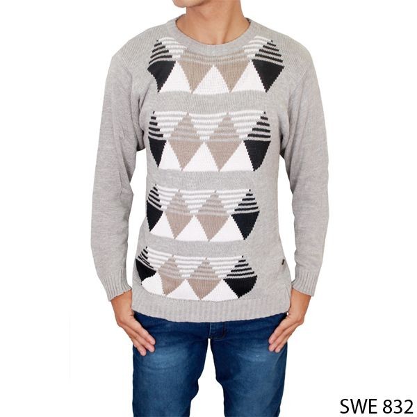 Sweater Keren Dan Murah Rajut Abu – SWE 832