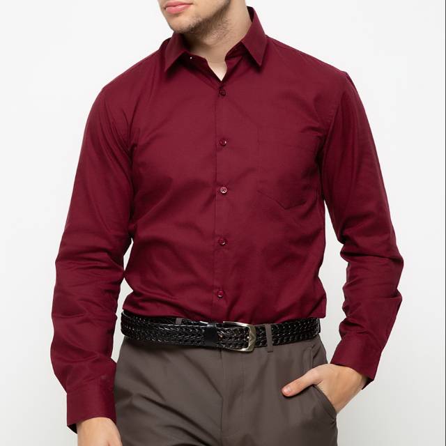 Kemeja merk stanley adam uk. 15 slim fit