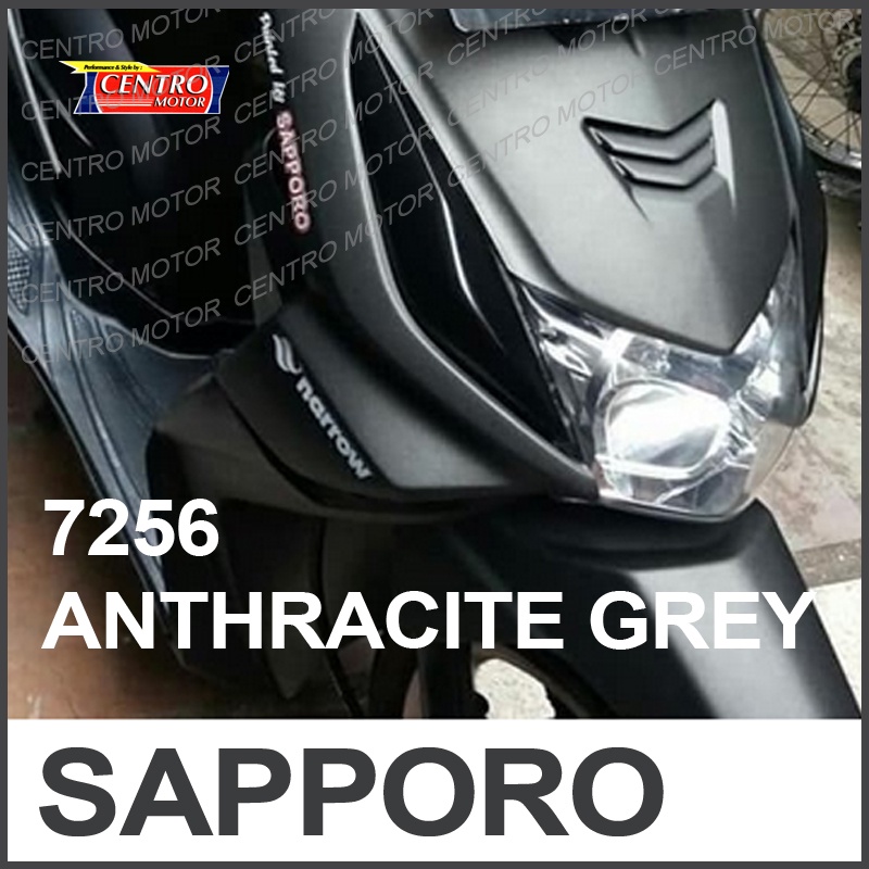 SAPPORO 7265 ANTHRACITE GREY 300ml.CAT SEMPROT COCOK UNTUK VELG,BODY  MOTOR.AWET,PRAKTIS,MUDAH