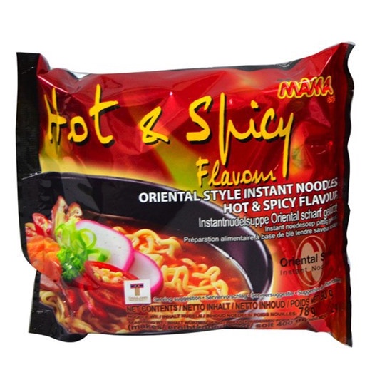 

MAMA NOODLE HOT & SPICY 90GR