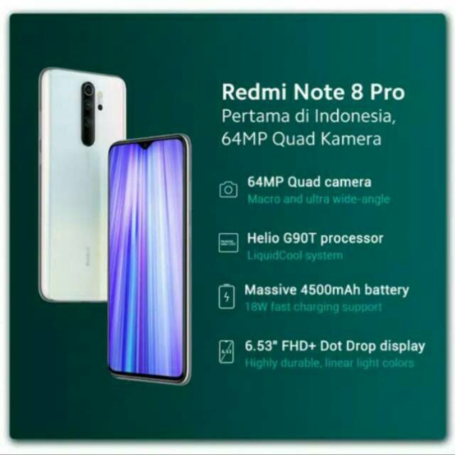 PROMO MURAH  Redmi Note 8 Pro 6/128 Garansi Resmi  BELI 2 GRATIS 1