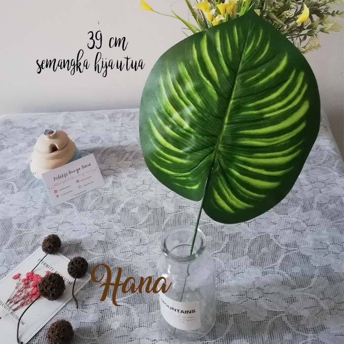 Daun satuan artificial/daun artificial plastik