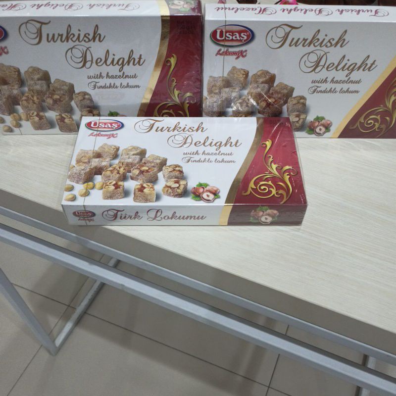 

manisan Turkey rasa hazelnut findikli lokum