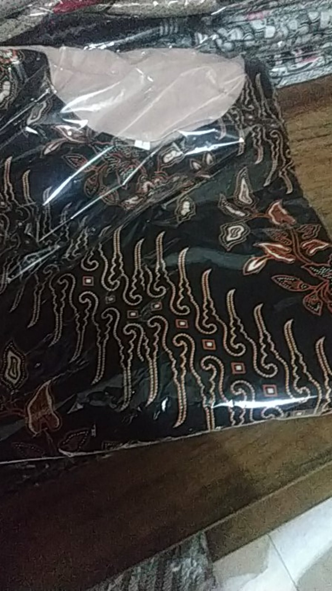 Tey-17 Batik Wanita Asj Sa Hrb026 Kenongo Kemeja Tosca Pendek