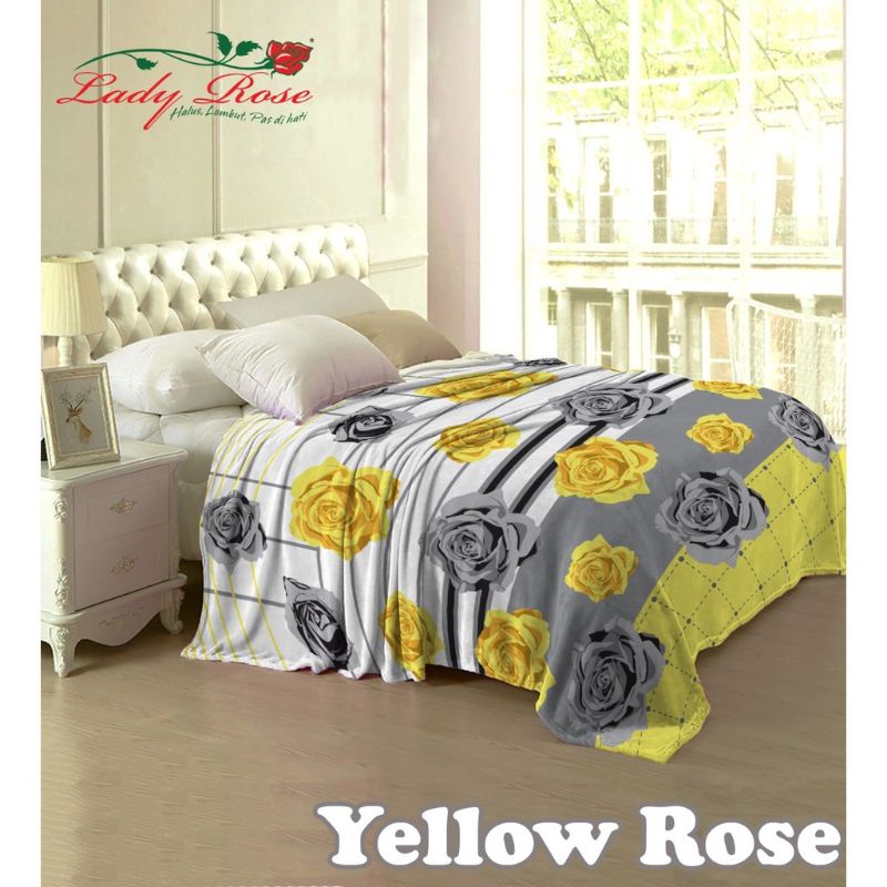 Selimut Ladyrose Motif Bunga | Mancester | united | PSG | London | Selimut tebal | Bantal Selimut | 
