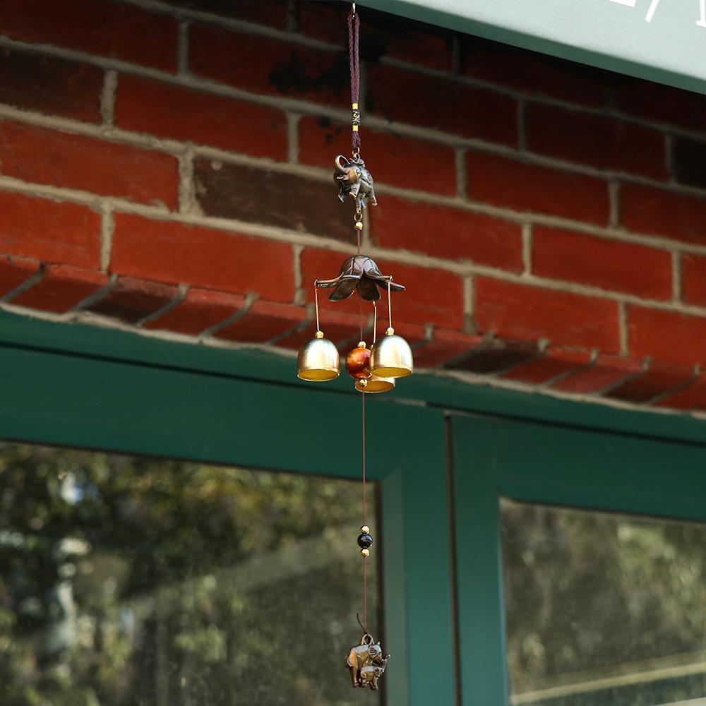 Top Retro Metal Wind Chime Outdoor Taman Halaman Balkon Jendela Dekorasi Rumah Pesona Keberuntungan