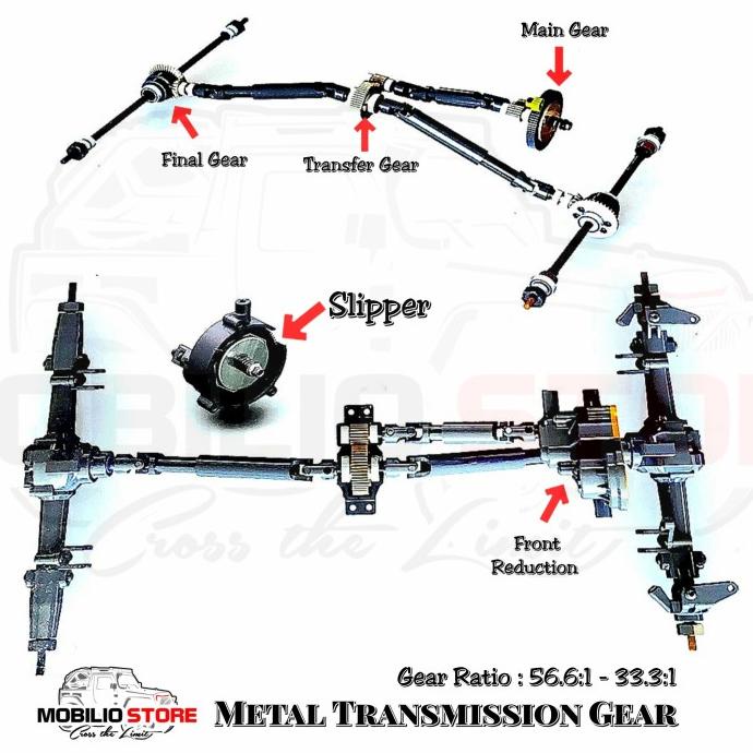 READY RGT EX 86110 Pioneer 1/10 RC Rock Crawler 4x4 Offroad