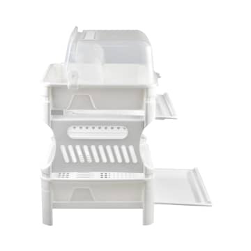 ACE Krischef Rak Piring 2 Susun DISH RACK WITH TRAY &amp; COVER