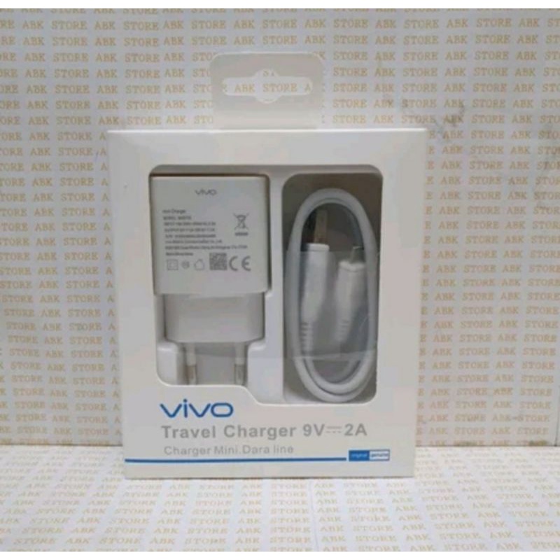 TRAVEL CHARGER VIVO V5 V3 Y53 Y55 Y51 Y91 FAST CHARGING ORIGINAL