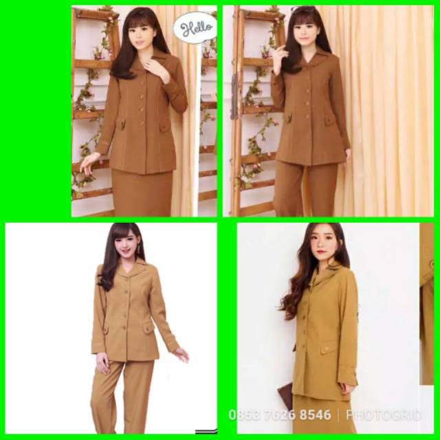 Baju seragam pemda dinas pdh guru kantor hingga ukuran jumbo 7l ld 136cm