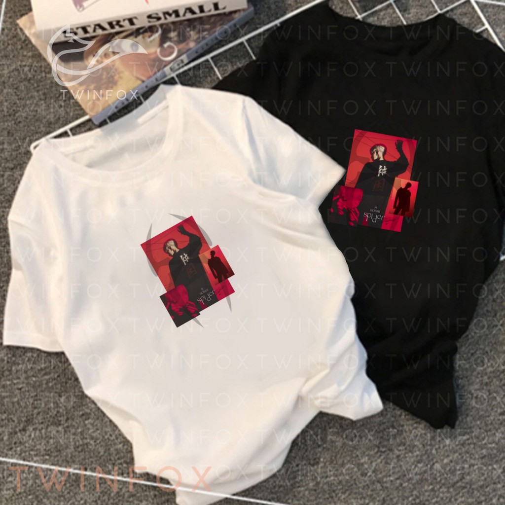 Kaos Kpop Unisex Hoshi Seventeen Spider