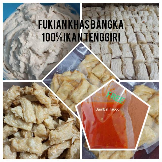 

Fukian - fukien - keikian - kekian bangka Ikan Tenggiri Asli - makanan bangka