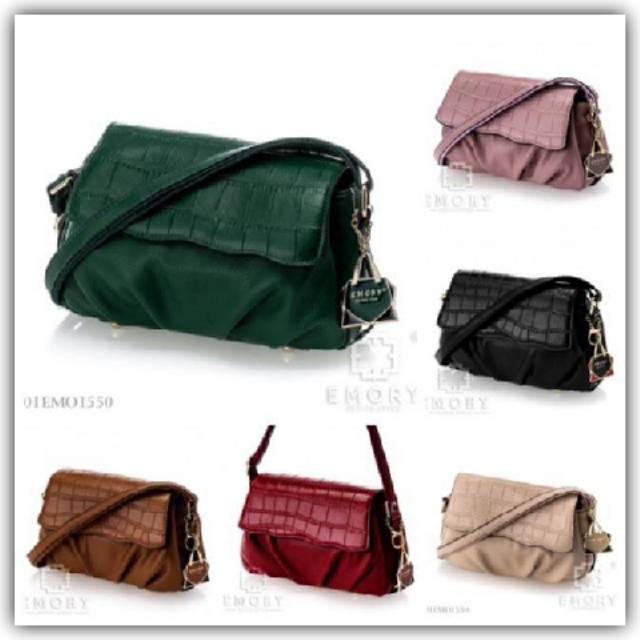BAG IMPORT BRANDED EMORY ZONA / TAS SELEMPANG FASHION WANITA / SLINGBAG LIPSTIK MEWAH MURAH BATAM