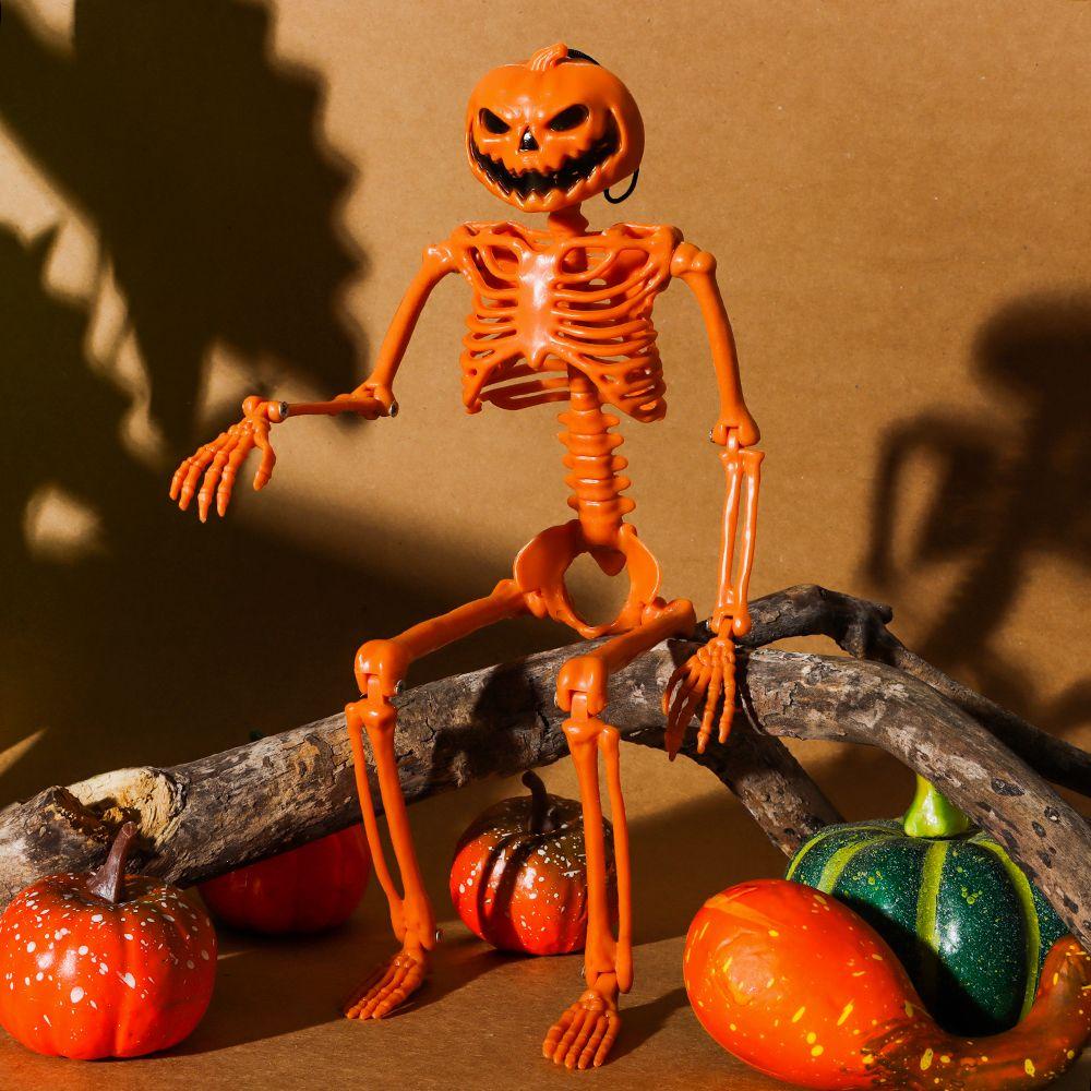 Chookyy Halloween Kerangka Manusia Perlengkapan Pesta Dekorasi Rumah Angker Mainan Anatomi Model Tulang