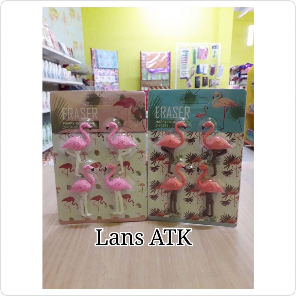 

Penghapus Karakter Happy Every Day ZH-1635 / Eraser Flamingo / Fancy penghapus