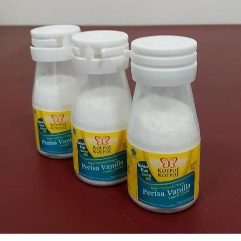 

BIG SALE Perisa VANILLA KOEPOE KOEPOE 20gr / Vanili Bubuk Kupu-Kupu Botol 20g Penguat Rasa