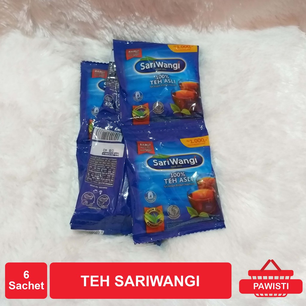 

TEH SARIWANGI (1 Renceng isi 6 sachet)