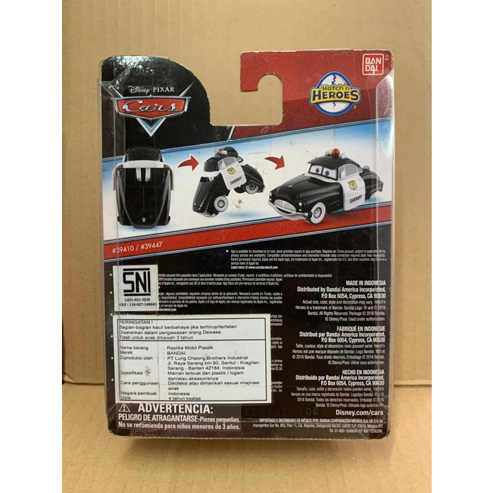 Disney Pixar Cars Hatch Heroes Sheriff
