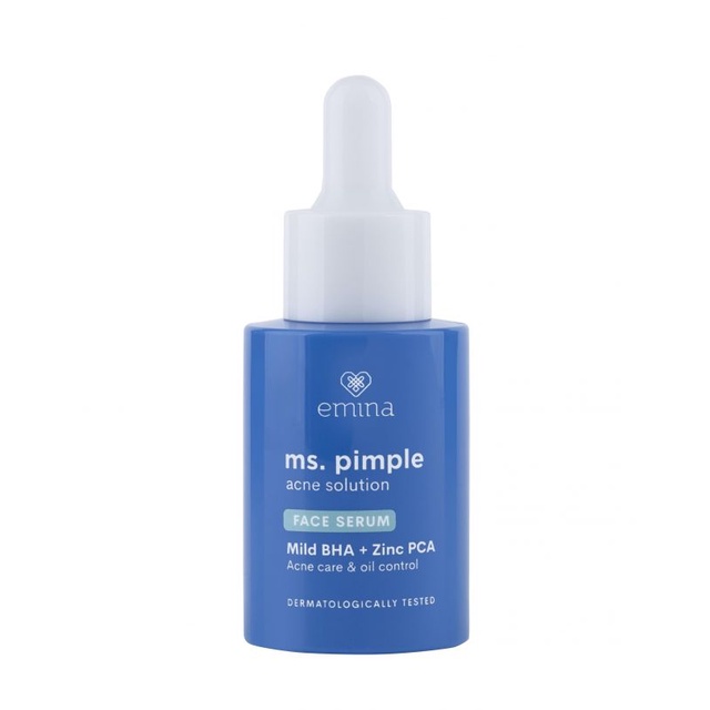 READY EMINA Ms Pimple Acne Solution Series Sebum Fighter | Face Wash Toner Moisturizing Gel Spot