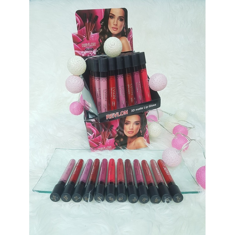 REVLON TINT - Lipcream 3D Matte Lip Gloss / 3dTint Like Kiss Beauty terlaris