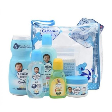 Cussons Baby Gift Bag Travel Paket Perawatan Mandi Bayi Medium &amp; Small