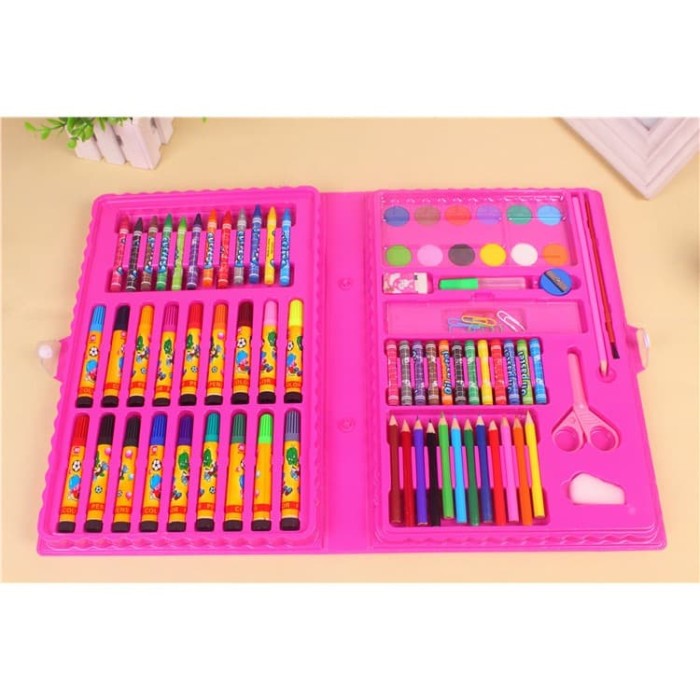 

Set Crayon 86 PCS peralatan gambar banyak warna