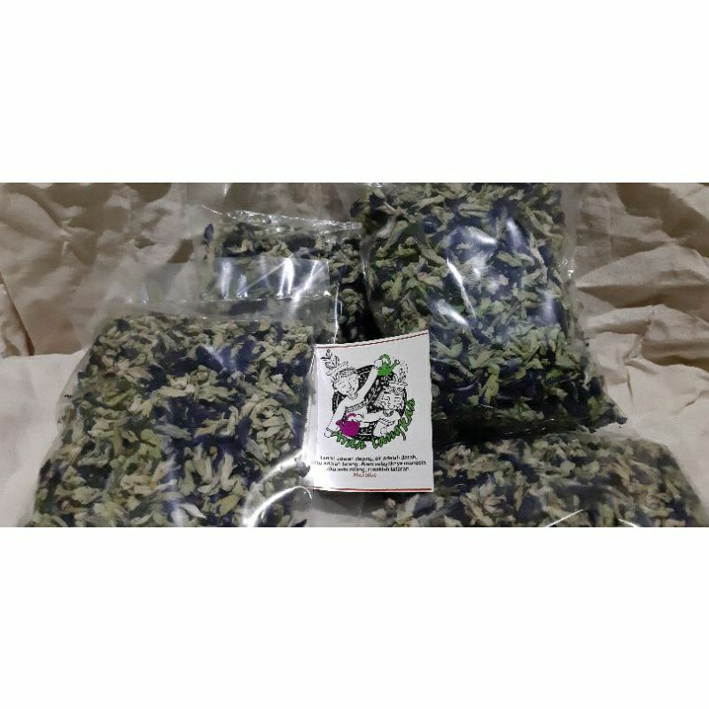 

BUNGA TELANG PREMIUM (TUMPUK)/BUNGA TELANG KERING/butterfly pea/teh bunga telang 50gr