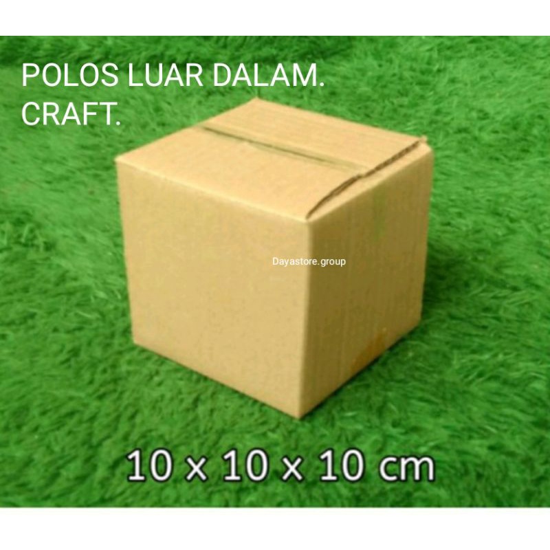 

Termurah #minibox Kardus Uk 10x10x10 cm polos