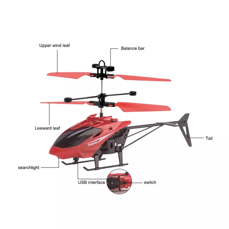 mrcaisen PESAWAT SENSOR TANGAN Pesawat helikopter rc terbang sensor remote control