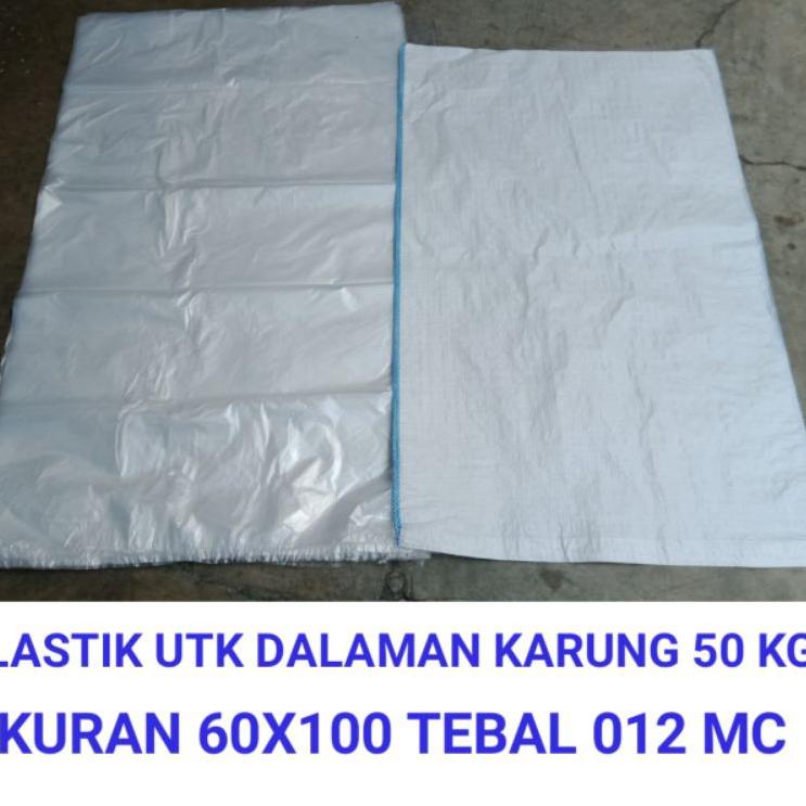 Super Promo 8RD99 Inner (PLASTIK DALAMAN) karung 50 kg / karung 56 x 90 isi 100 lembar 60 Terlaris