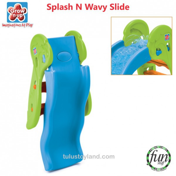 Perosotan Anak Grow n Up Splash N Wavy Slide pasang selang keluar Air