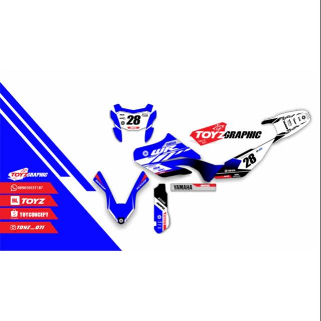 Decal Yamaha WR 155 Decal wr 155
