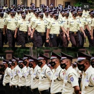 Baju Setelan Seragam Security Satpam Baru Model Terbaru Cream