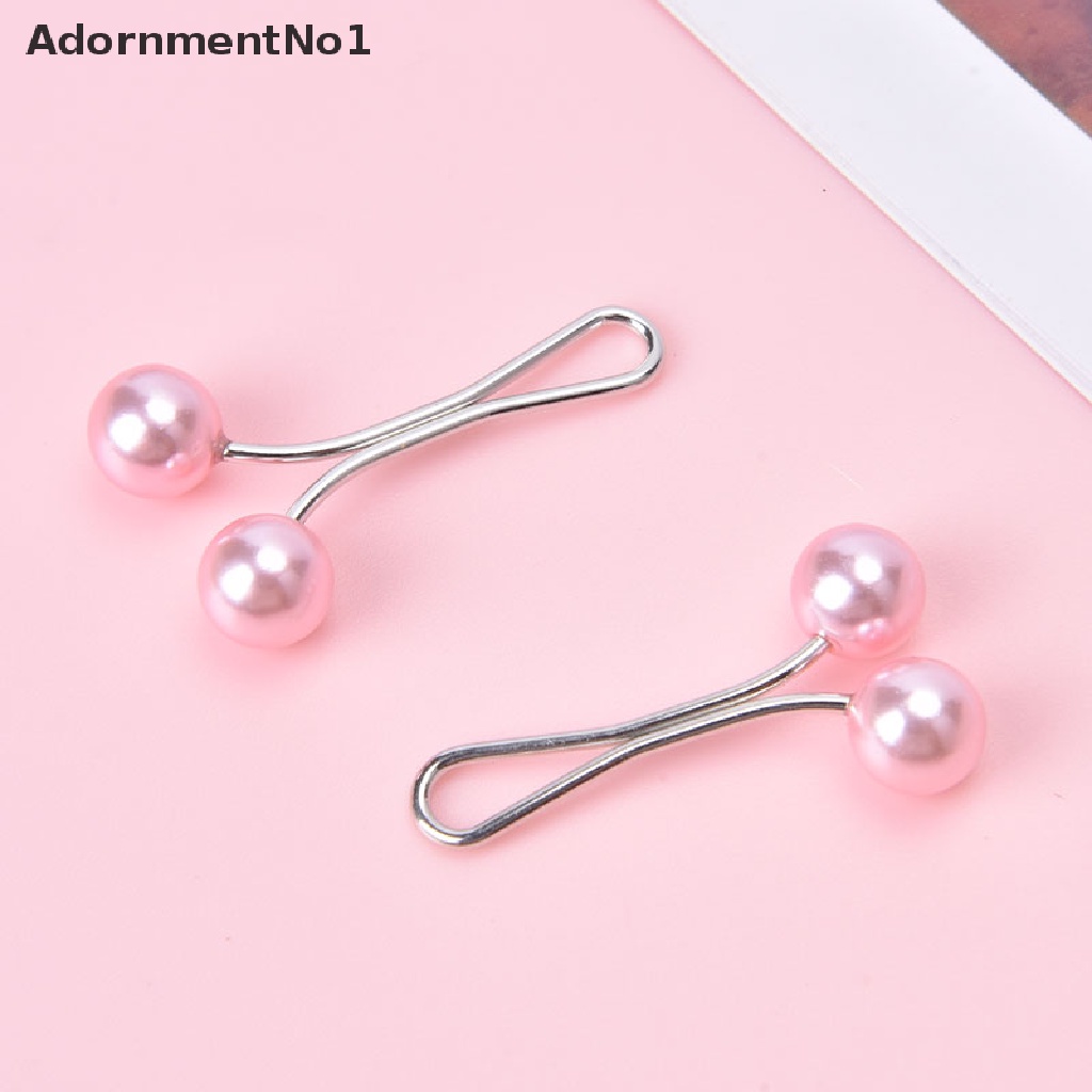 (AdornmentNo1) 12pcs / Set Bros / Pin Aksen Mutiara Imitasi Untuk Aksesoris Scarf / Hijab Wanita