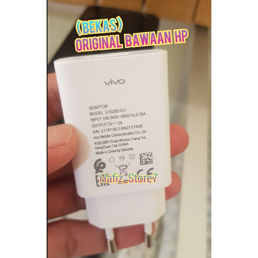 Adaptor charger vivo original hp Y12 Y15 Y95 V9 Y83